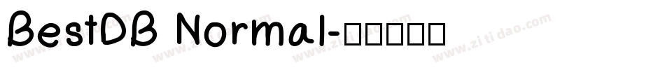 BestDB Normal字体转换